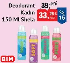 SHELA DEODORANT KADIN SHELA DEODORANT KADIN